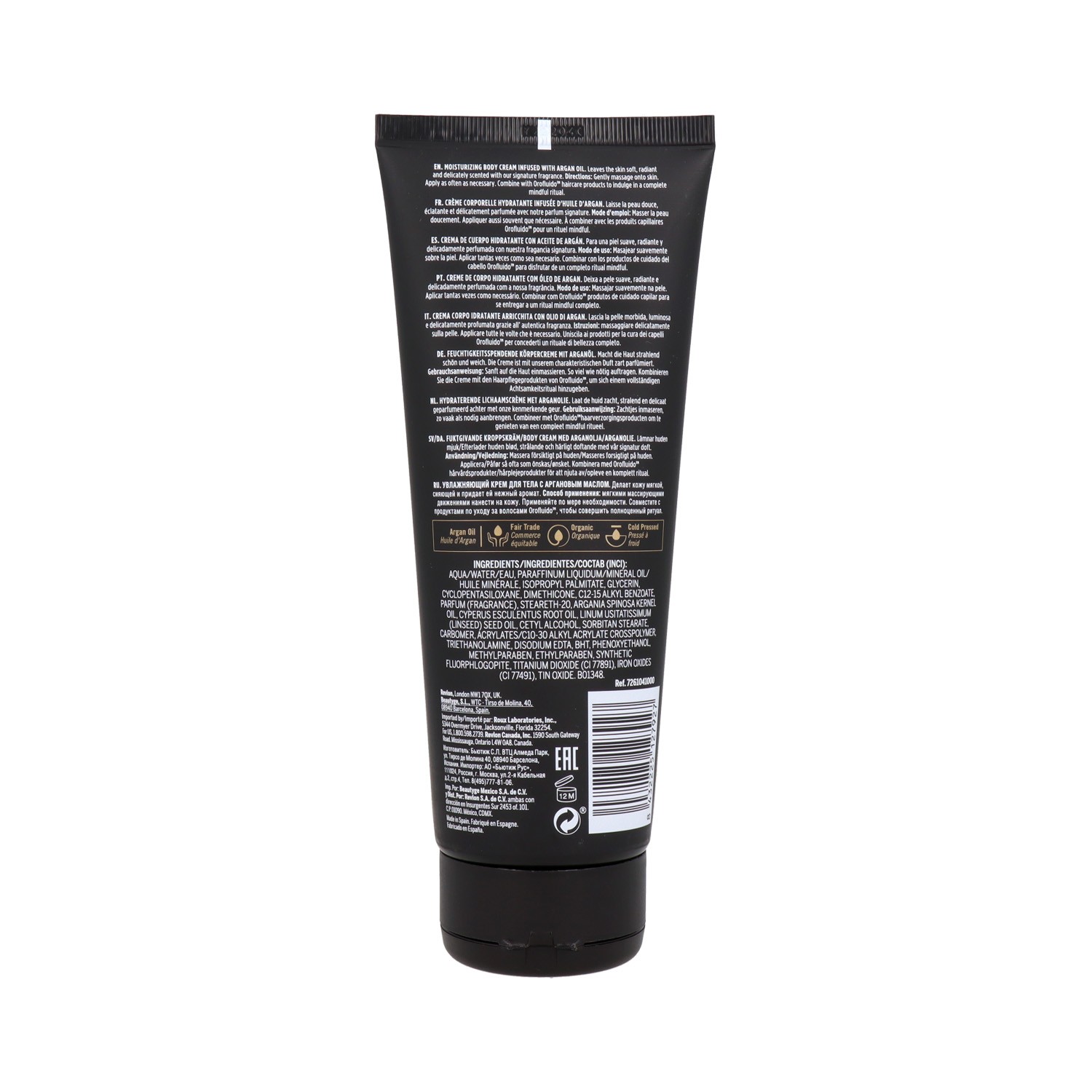 Revlon Orofluido Body Cream 200ml